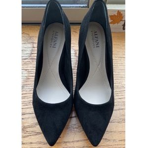 Black Suede Alfani Pump